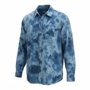Tommy Bahama Men's Casual Blue Patterned Shirt
